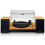 Bluetooth Record Player with Dual Wood Speakers, Auto-Stop 2