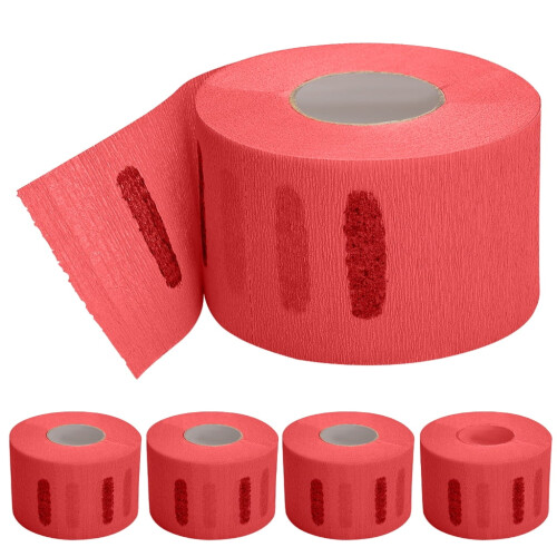 Disposable Barber Neck Strips Stretchy Paper 5 Rolls