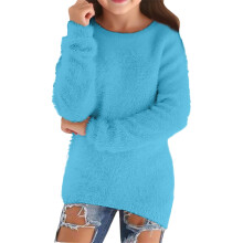 Girls' Sweaters Casual Lightweight Long Sleeve Pullover
