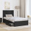 VidaXL vidaXL Bed Frame Black and Silver 90 x 200 cm Engineered Wood 2