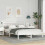 VidaXL vidaXL Bed Frame White 150 x 200 cm Solid Pine Wood 1