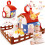 deAO Toys Plush Barn with Stuffed Farm Animals 1