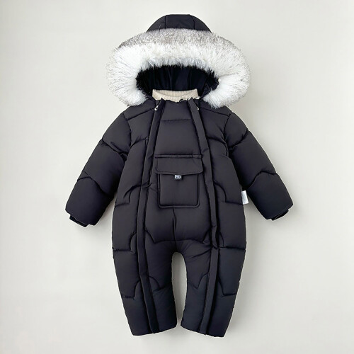 Kids' Winter Snowsuit with Mittens and Booties Insulated 1