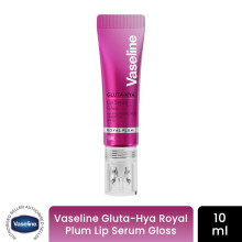 Vaseline Gluta-Hya Lip Serum Gloss Royal Plum Hydrating Moisture Care, 10ml