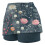 Women's floral printed athletic skorts with elastic mid 5