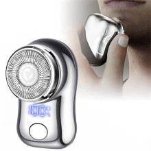 Men's Electric Shaver Portable Rechargeable Waterproof Wet