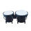 Bongo Drum Set Tunable African Hand Drum for Education and 5
