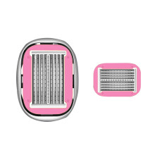 Manual Head Shaver with 5-Blade Design Stainless Steel