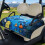 Golf Cart Seat Covers Polyester Heavy-Duty 4 Pockets 1