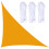 Sun Shade Sail Right Triangle Waterproof UV-Blocking Canopy 1