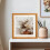 Square Picture Frame Solid Wood 11.8 Inch Brown 1 Pack 5