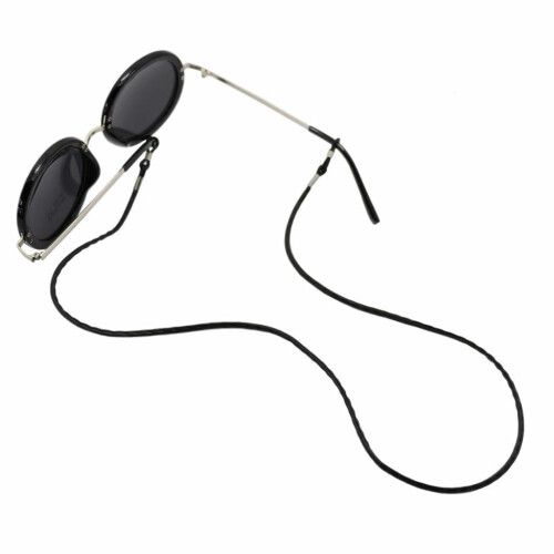 Black PU Leather Eyeglasses Chain for Adults 1
