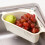 (Beige) Triangular Plastic Sink Drain Shelf - 50 Char 2