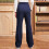 Girls' Uniform Pants Solid Color Flared Trousers Size 6-15 7