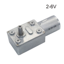 JGY370 reversible worm gear motor 6V/12V/24V 2–375 RPM