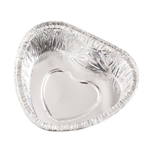 Heart-Shaped Aluminum Foil Bake Pans 20-Pack