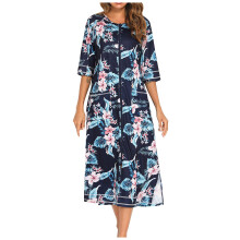 Awdenio Women's Winter Pajamas with Zip and Pockets