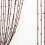Wooden Beaded Curtain Boho Style 27 Strands Brown 4