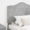 VidaXL vidaXL Headboard Concrete Grey Engineered wood 4