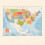 US Color Map Poster Topographical Features 12x18 inch 1