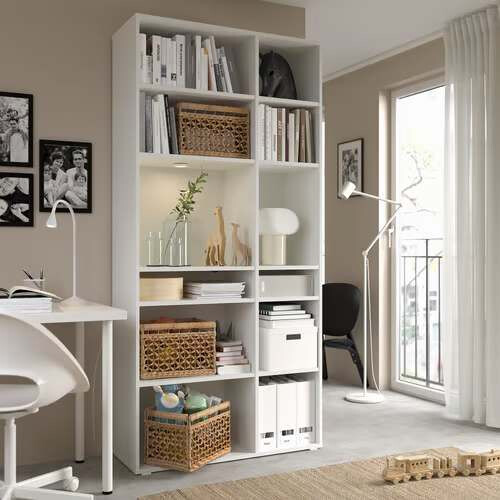 IKEA VIHALS Shelving Unit 95x37x200cm