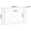 Wood wall mirror mirror Diele Salia 3