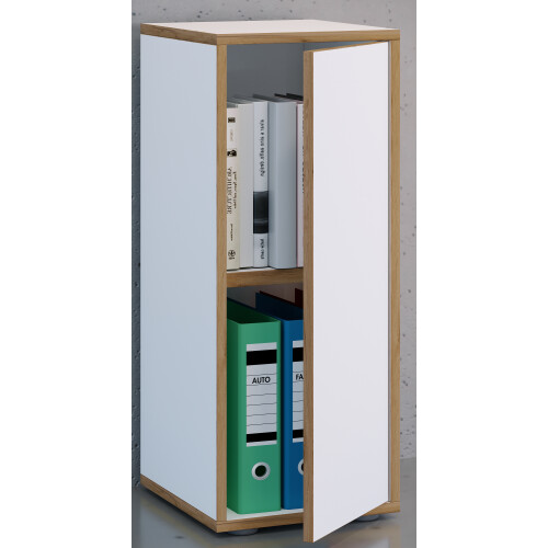 (Chipboard, White) Office cabinet Sideboard Salia 2x B30 2