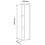 (Chipboard, White) Office cabinet Sideboard Salia 3x B30 5