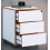 (Chipboard, White) Office Roller Container Salia 3 Drawer 14