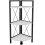 Metal corner shelf books insasi 2-fold White 2