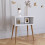 (Matt, Modern/Contemporary) Wooden side table bedside table Singol M 3