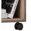 (Chipboard, Black) Wooden Roller Container Drawer Salda 2