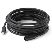 Câble de chargement durable en PVC de Type C,-Noir 8 mètres