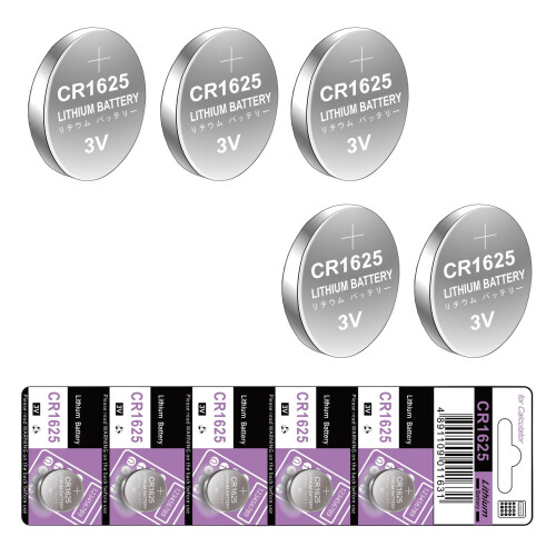 10/5-post CR1625 Button Cell Batteries Safe Power-10 pieces