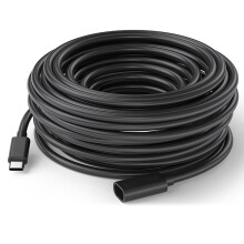 Câble de chargement durable en PVC de Type C,-Noir 10 mètres