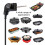Efficient Coppers Wiring Extension Cord 250V Rate Flame Proof 8