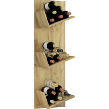 (Matt, Wood) Wine Shelf Wall Shelf Bottles Wine Vinosi