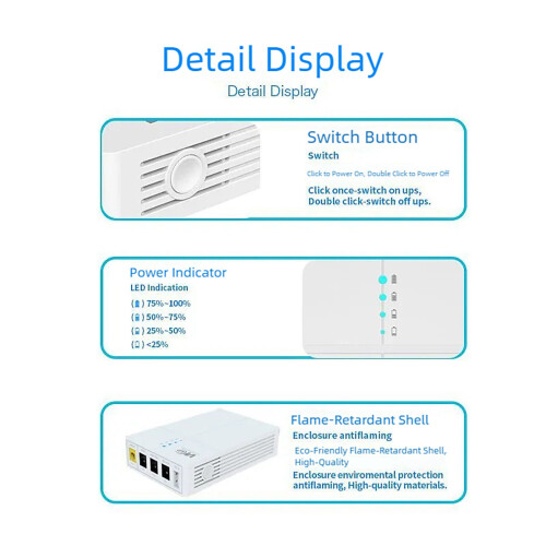 Uninterrupted Power Unit for Internet Devices Providing 13500mAh 1