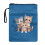 Polyester Book Cover Retro Musical Kittens Design 11.4 x 1