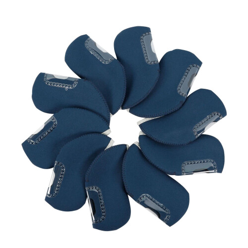 Golf Iron Covers Dark Blue Ultramarine 10 Pcs 1