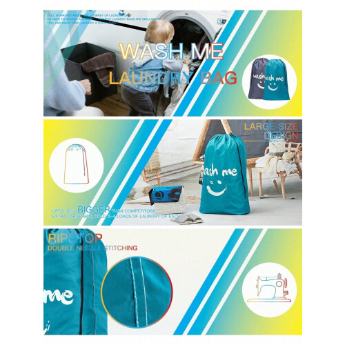 Foldable Mesh Dirty Clothes Basket for Home and Bathroom 2