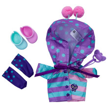 Conjunto Lluvia para Muñeca Cry Babies, Morado