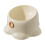 Cat Bowl Anti-Slip Tilted Octopus Shape Beige 1