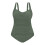 Women's Plus Size Monokini Swimwear Deep U-Neck Push-Up 4