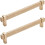 Wooden Cabinet Knobs Chinese Style Walnut 2 pcs 1