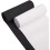 Flat Elastic Knit Black White 6 Inch Wide 4 Yard 1