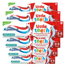 Aquafresh Little Teeth Toothpaste 3-5 Years (50ml) - Pack of 6