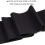 Flat Elastic Knit Black White 6 Inch Wide 4 Yard 4