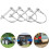 Hitch Locking Pin Iron Securing Set 4 pcs 8