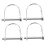 Hitch Locking Pin Iron Securing Set 4 pcs 6